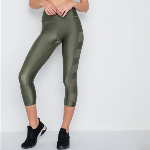 Pants - 🆕 Olive Green Active Leggings